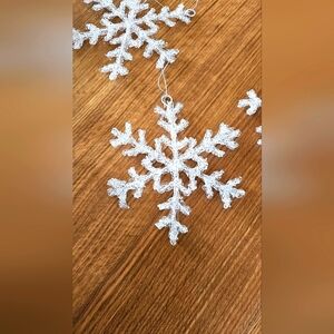 Acrylic Snowflake Ornament Set of 20